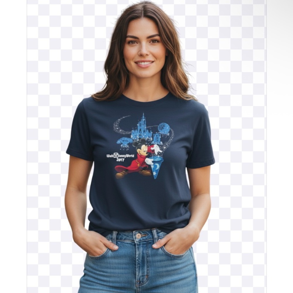 Hanes Disney Parks Navy T-Shirt